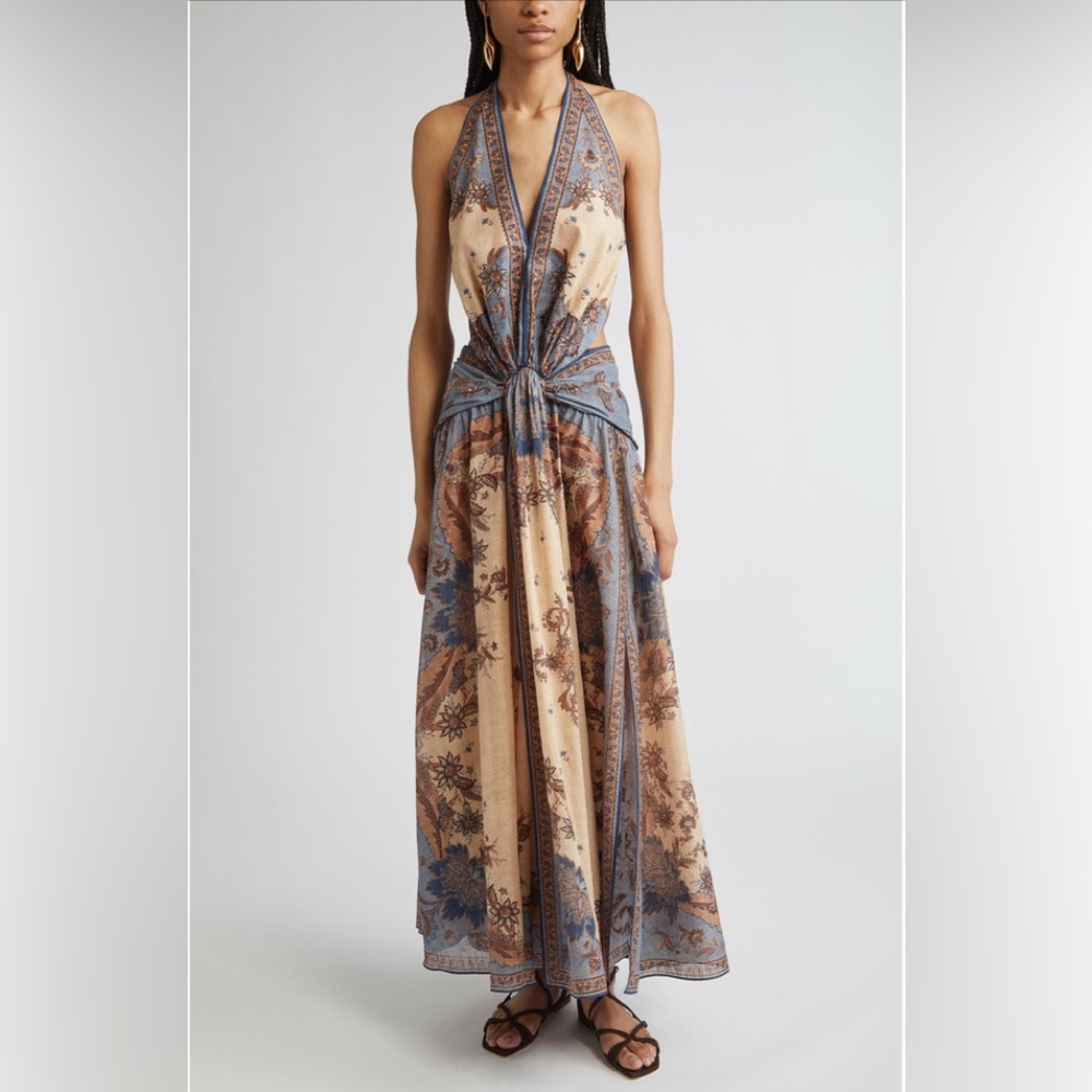Zimmermann Ascension Plunge Maxi Dress